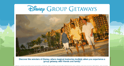 Desktop Screenshot of disneygroupgetaways.com